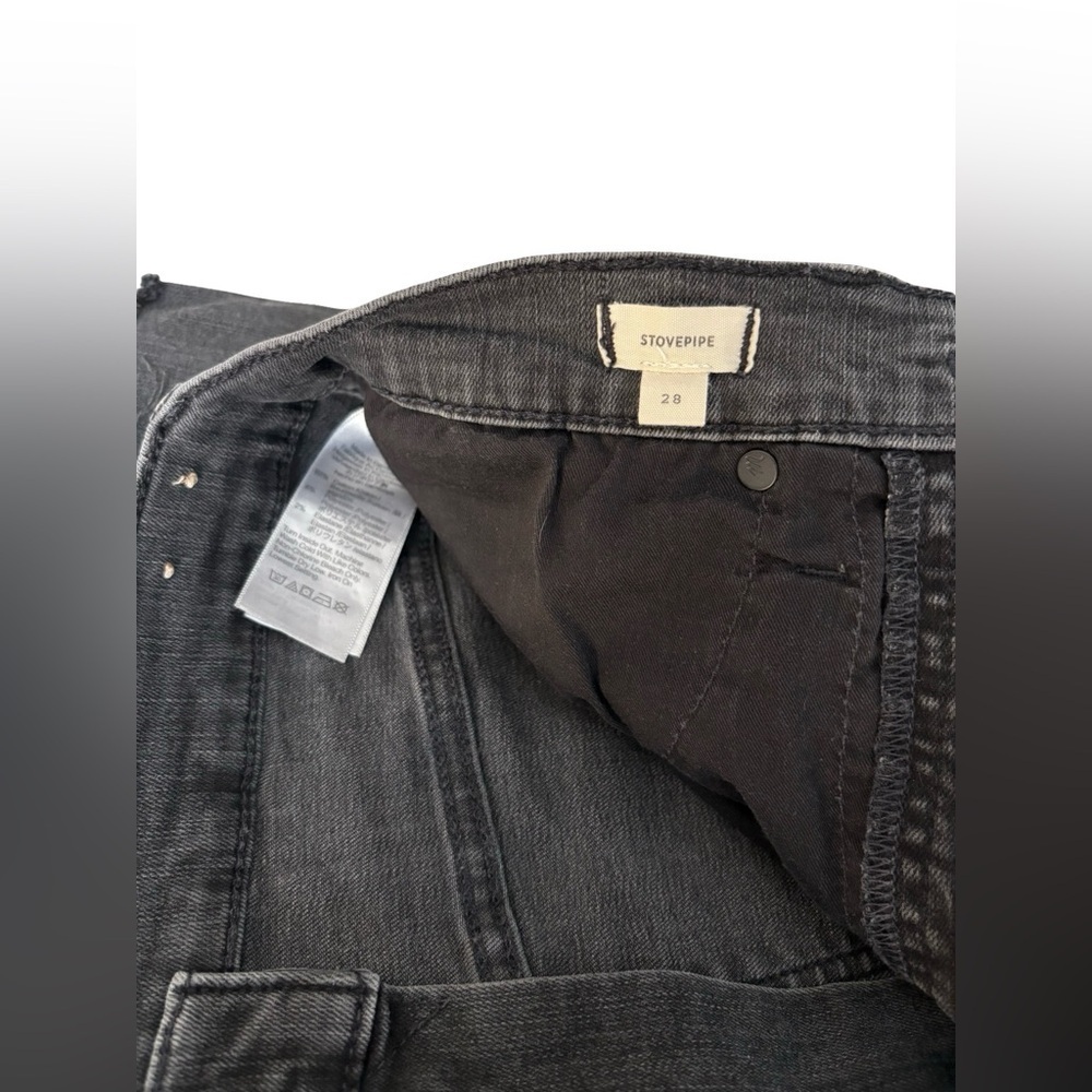 Madewell Stovepipe Jeans in Banberry Wash: Raw-Hem Edition | Size 29 - Picture 12 of 16